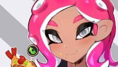 Agent 8 invites you over for some "fun" (Splatoon Octoling JOI Challenge, 2 cumpoints!)