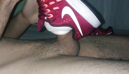 Nike running sneaker fucking hot