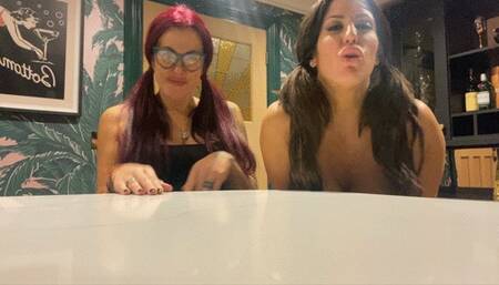 Self Tape Gagged Lesbians 12 mins of hot JOI and hot women that want you to cum all over them