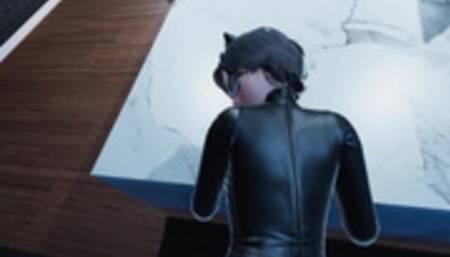 Catwoman POV in the Office
