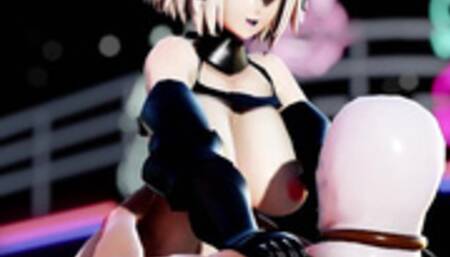 MMD R18 Jeanne D'arc Alter she Suck my Balls Dry Fate Grand Order 3D Hentai