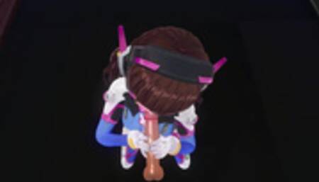 3D HENTAI DVA wants to Taste your Cum