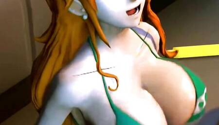 ONE PIECE TITFUCK AND BLOWJOB!!!