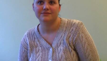 Chubby white plumper gives massage and rides dick