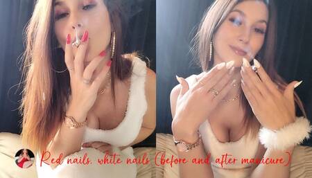 New Nails Again - Again! (Before and After Manicure)