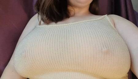 Big tits addictive tease