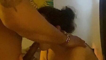 BBC Deep throat , doggy style