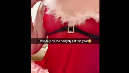 Slutty Stripping for Santa! LEAKED ONLYFANS alinamarievip