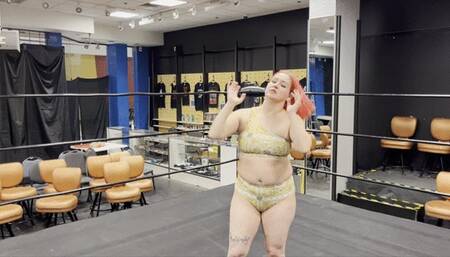 Beast Lifts Angelica in the Air