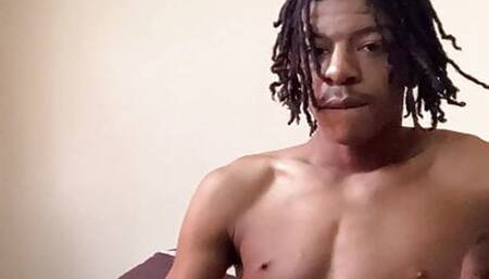 Tj Masturbating  His Cock Slapping And Stroking While Talks To The His Subscribers
