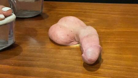 Ballstomping with clear heels goddess XoieKaidence and Beau Beckett day 2, 25 days ballbusting