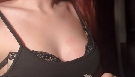 Belfast slut throat fucked in my car