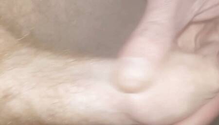 in shower hard cock pull and cum