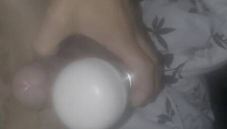 Solo masturbating