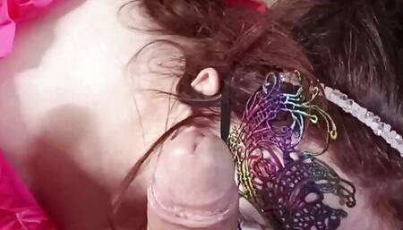 Cum hungry stepdaughter swallows big throatpie POV