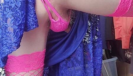 Blue dress