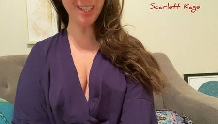 Anal Training Instructional Video- Scarlett Kage - beginning submissive, anal slut, anal whore, pegging, butt plug, anal dildo, panties, sissy training MOV