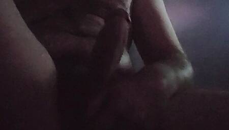 Jerking and cumming at Adult Arcade