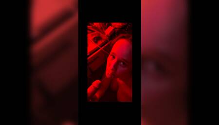 Wife gets facial in red light special