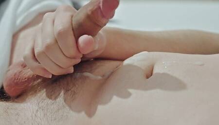 Deep Voice Daddy Play with His huge cock + Slow motion CUMSHOT (Deep voice Moaning ASMR)