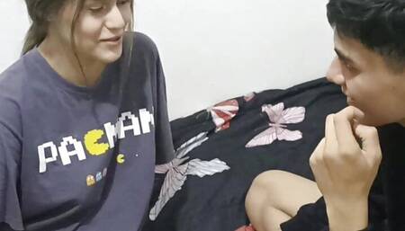 I teach my stepsister to fuck very delicious