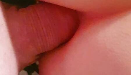 Fucking and filling my gf's tight ass