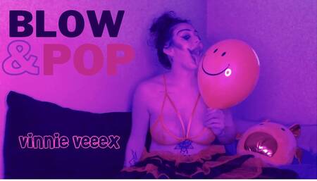 Clown Blow and Pop with pin