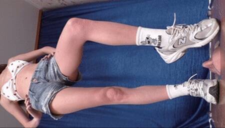 Trampled by New Balance 530 sneakers (part 1 of 4), flo495x 1080p