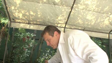 Nora sucks and fucks old cock for hot cum