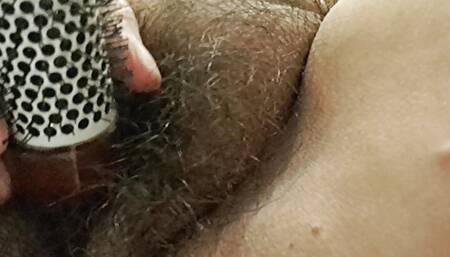 mommy auto fuck her hairy pussy