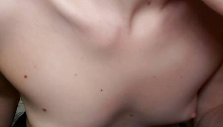 Luxurious close-up blowjob from stepsister