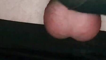 Ballbusting with hammer