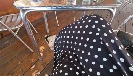 Hot sexy feet in a summer day in Italy