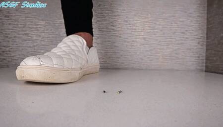 Small girls playful indian sneakers STOMP and TRAMPLE tinys! - MP4