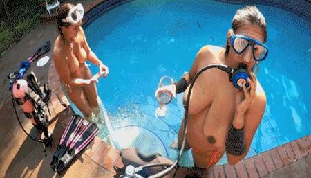 Carissa and Marella First Dive (Full Video)