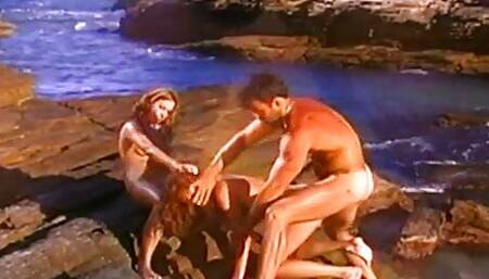 Joyce and Pietra Ferrari outdoor threesome and a dick