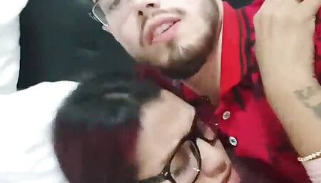 Brunette teen brunette with big saggy tits United States is fucked by her stepbrother with a big thick cock