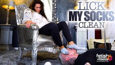 I let my socks be sucked clean and my feet spoiled (Sock Worship with MIss Anastasia S)  -FULLHD MP4