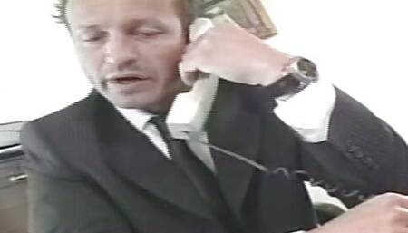 boss inseminates the cunt of his old secretary
