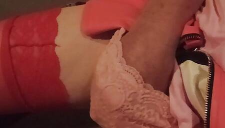 Pink panties and play time