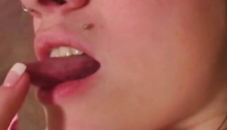 Andi closeup tits nude teasing slut