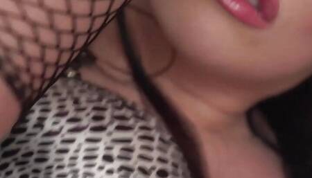 Andy San Dimas with Mr.Pete, Pussy Fuck Swallow Facial Cum, Sexy outfit, Stockings, high heels boots, big ass, Teaser#2