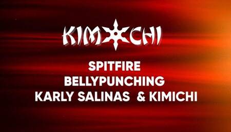 Spitfire Bellypunching MMA Match - Karly Salinas vs Kimichi - WMV