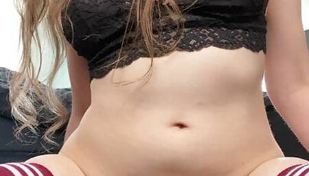 MASSIVE 11in thick Bad Dragon stretches my cunt and fills me up with a HUGE creampie