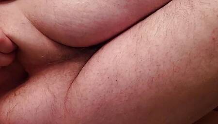 playing with my hungry chubby hairy asshole