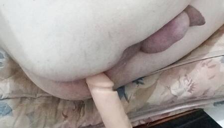 Full dildo, sideways
