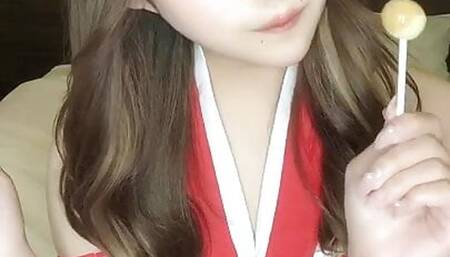 I tried to lick it sexually with ASMR.