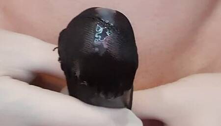 Cum into Nylons