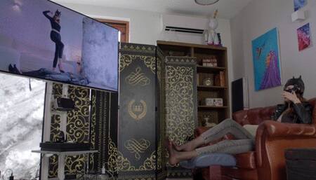 Stella Watch And Admire Her Own Clips - Dark Pantyhose - Polish And English Language - HD 1920x1080