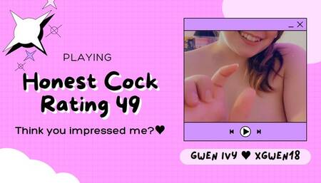 Honest Cock Rating 49